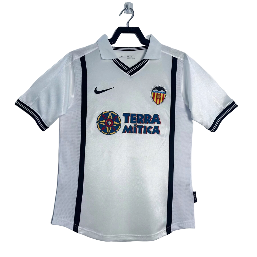Camiseta Retro Valencia FC 2000/01 1ª Equipación