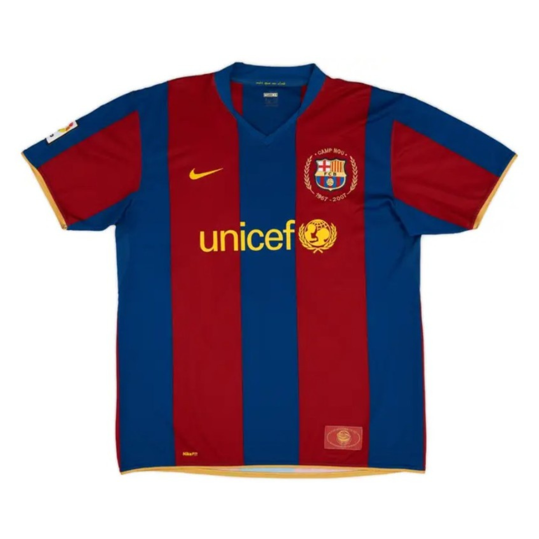 Camiseta Retro FC Barcelona 2007/08 1ª Equipación