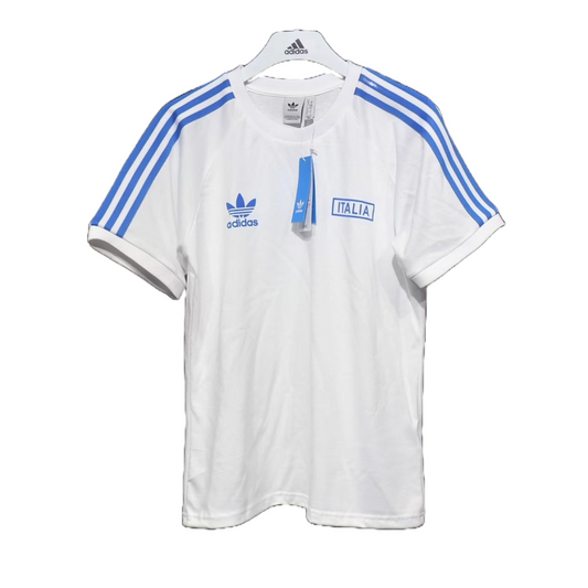 Camiseta de algodón Italia blanca