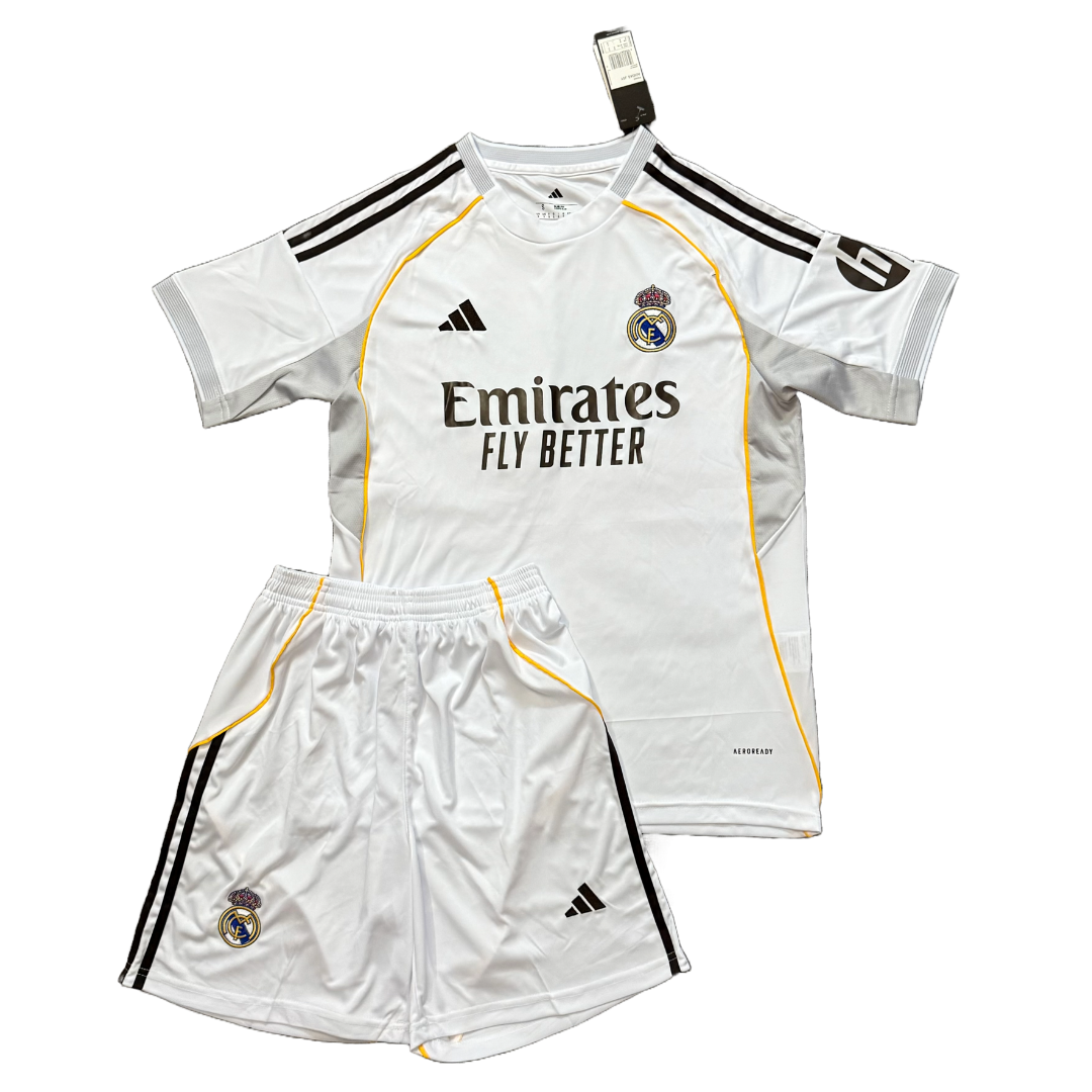 Conjunto infantil Real Madrid 2025/26 1ª Equipación