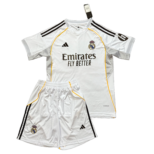 Conjunto infantil Real Madrid 2025/26 1ª Equipación