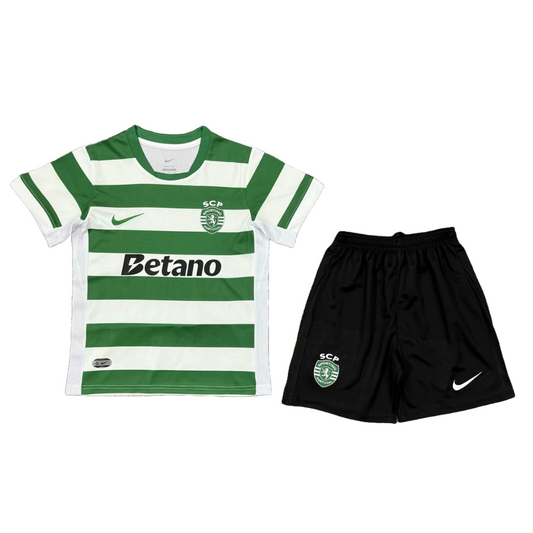 Conjunto infantil Sporting de Portugal 2025/26 1ª Equipación