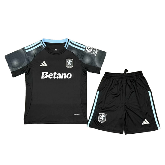 Conjunto infantil Aston Villa FC 2025/26 2ª Equipación