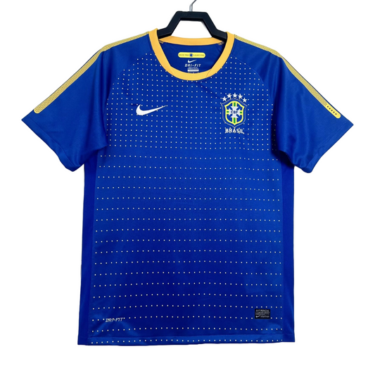 Camiseta Retro Brasil 2010 2ª Equipación