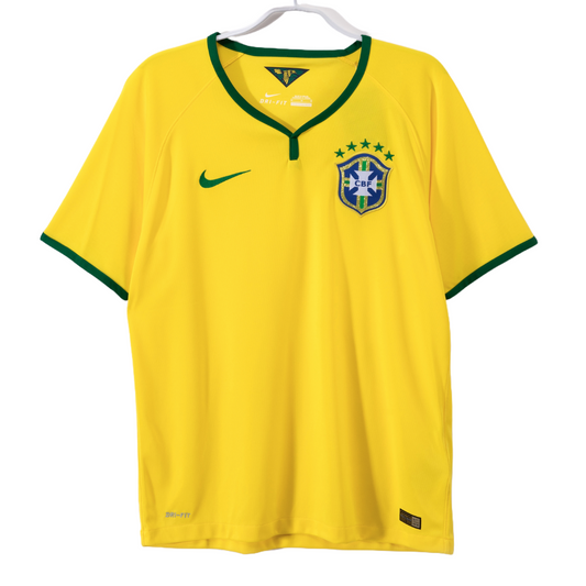 Camiseta Retro Brasil 2014 1ª Equipación