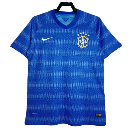 Camiseta Retro Brasil 2014 2ª Equipación