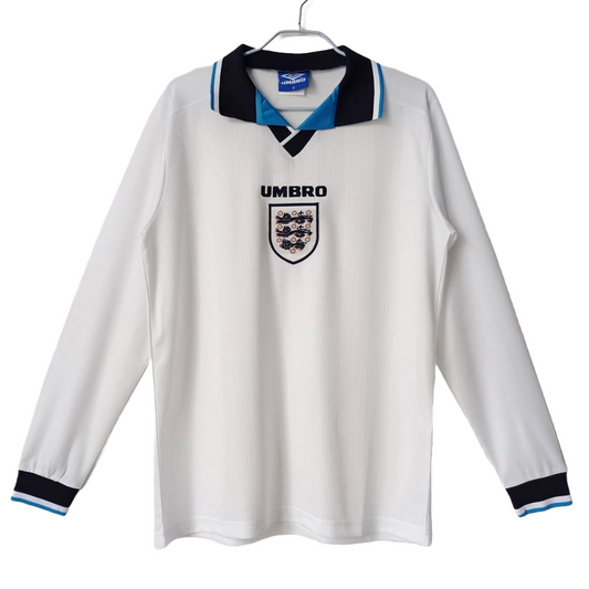 Camiseta Retro manga larga Inglaterra 1996 1ª Equipación