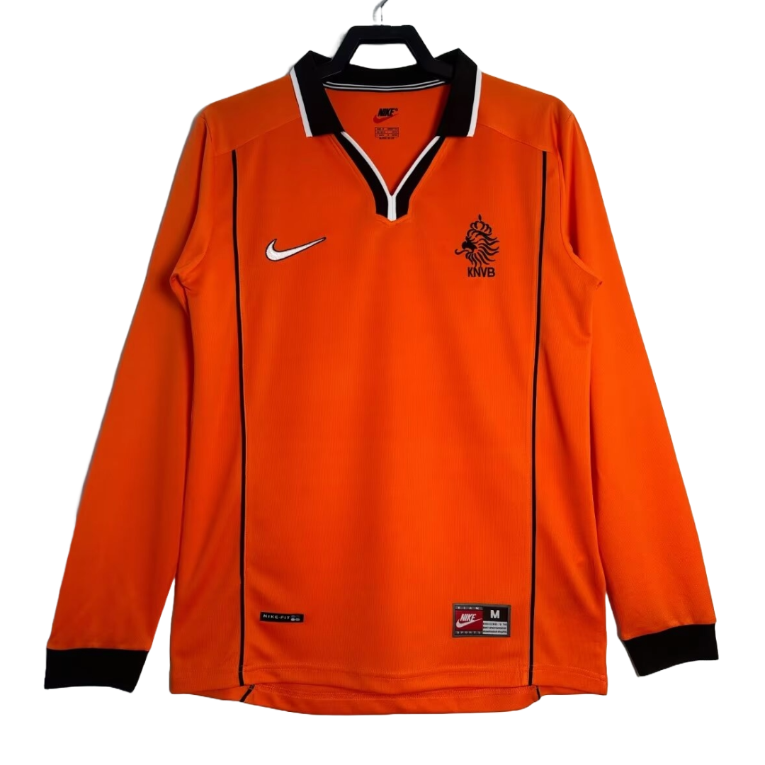 Camiseta Retro manga larga Países Bajos 1998 1ª Equipación
