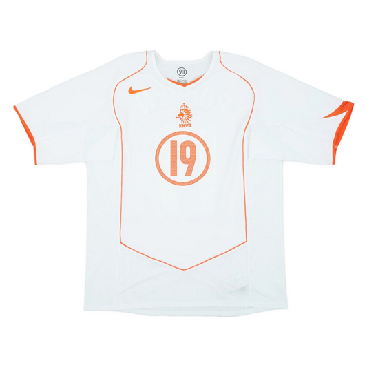 Camiseta Retro Países Bajos 2004 2ª Equipación