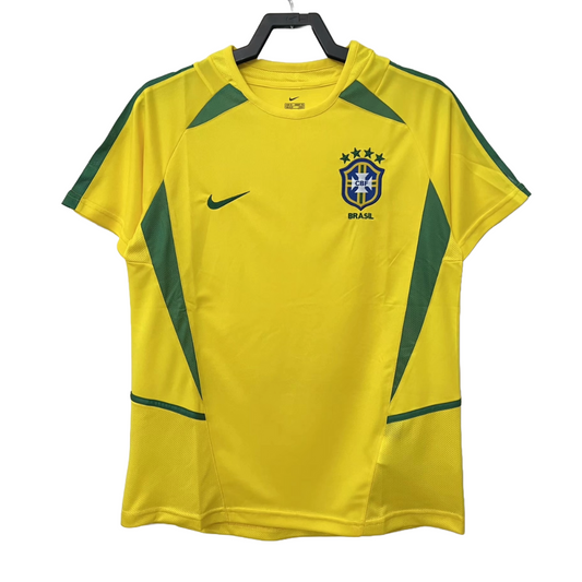 Camiseta Retro Brasil 2002 1ª Equipación